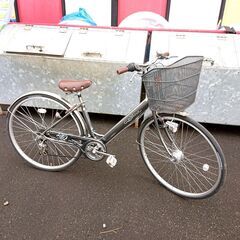Gimlet 自転車 27インチ シティサイクル ブラック 6段...