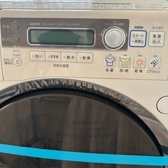 SANYO（AQUA）ドラム式洗濯乾燥機　9キロ　　の画像