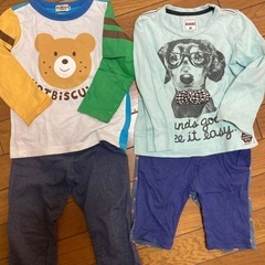 サイズ100 ロンＴ&ズボンセット  の画像