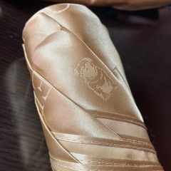 【新品未使用】OLIVER オリバー　折りたたみ傘　雨傘　ブルドッグ　パグ　イエロー　からし色の画像