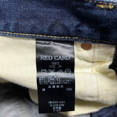 新品　RED CARD　レッドカード　デニム　ジーパン　ジーンズ　スキニーの画像