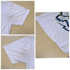ACTIVE FOX TECH 半袖白Tシャツ M プリントの画像