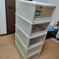 クローゼットケース  5つ  収納ケースの画像