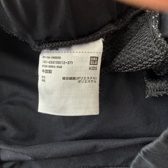 UNIQLO黒短パンの画像