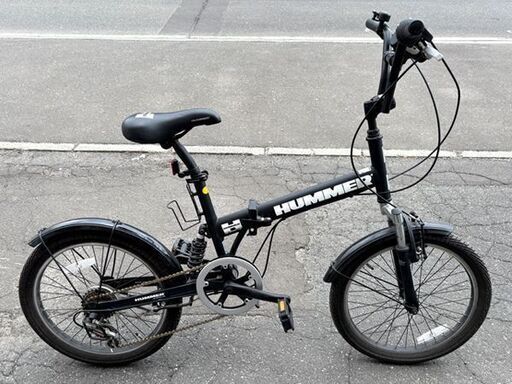 ゆけ樣専用HUMMER 折りたたみ自転車 20インチ ブラック HUMMER