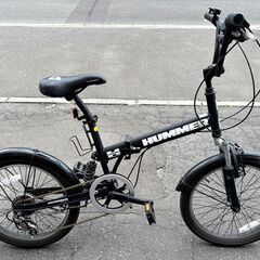 【自社配送は札幌市内限定】HUMMER/ハマー 折りたたみ自転車...