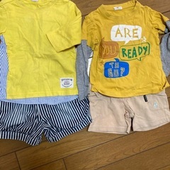 サイズ100 ロンＴ&Tシャツ&ズボン&はおりの画像