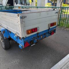 トレーラー 車検切れ  軽フルトレーラー現状品の画像