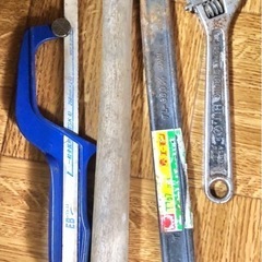 大工道具 ｾｯﾄ　弦掛鋸　レンチ　金槌　