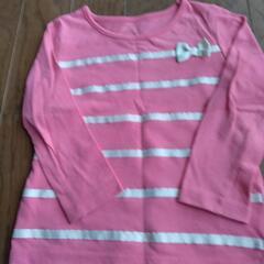 女児長袖Tシャツ100