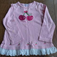 女児長袖Tシャツ100ミキハウス
