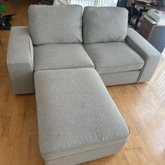 IKEAソファ+オットマン

