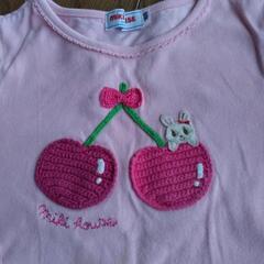 女児長袖Tシャツ100ミキハウスの画像