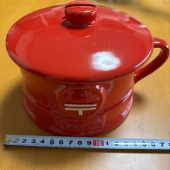 ポスト型陶器小物入れ