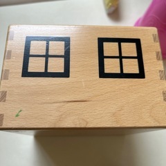 IKEA おもちゃ　パズルボックスハウスの画像