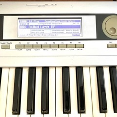 KORG TRITON Le76 コルグ  シンセサイザー 動作確認済み アダプター スマートメディア キーボード　専用セミハードケース付きの画像