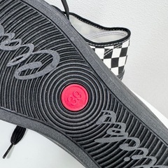 【新品・訳アリ】スニーカー 24.5cm チェッカー 市松模様の画像