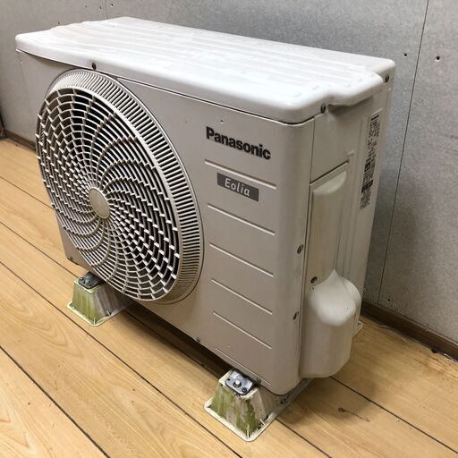 美品　Panasonic 6畳用エアコン　CS-EX227C Panasonic 6〜8畳 2.2kw ルームエアコン CS-EX227C-W 2017年製
