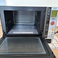 電子レンジ HITACHI グリル機能ありの画像