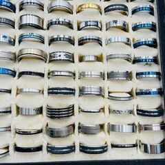 【❗️✨デザイン豊富✨❗️】ファッションリング🌟 大量200点セット 🌟メンズ レディース兼用 🌟アクセサリーまとめ売り❗️の画像