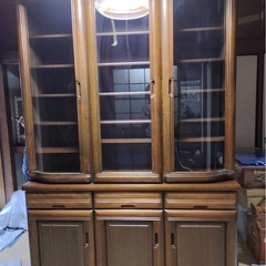古賀工芸 食器棚 水屋 カップボード（商品名43ワールド）   ...