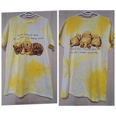 GuGuWorld グーグーワールド 半袖黄Tシャツ アニマル ペットの画像