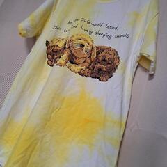 GuGuWorld グーグーワールド 半袖黄Tシャツ アニマル ペット