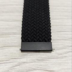 【ばんどのみ】Redmi watch5 lite ブラック編み込みバンドの画像