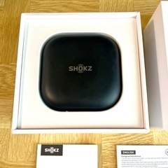 ★SHOKZ★保証あり★ワイヤレスイヤホン　ショックス　OPENFIT ブラックの画像