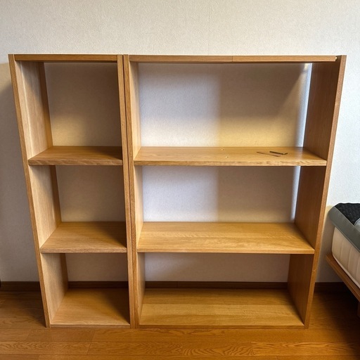 【受渡決定】無印良品スタッキングシェルフセット