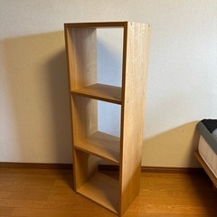 【受渡決定】無印良品スタッキングシェルフセットの画像
