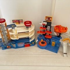 トミカ工場&トミカビルディングセット