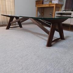 ガラス　ローテーブル　テーブルの画像