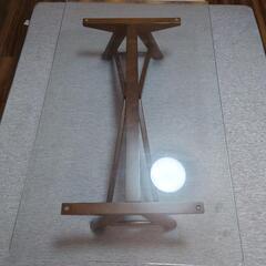 ガラス　ローテーブル　テーブルの画像