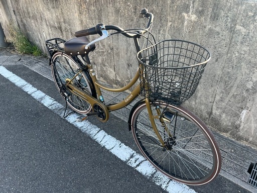 【811】一般車 ママチャリ SUB CREW ブラウン 26インチ 811】一般車 ママチャリ SUB CREW ブラウン 26インチ