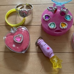 おもちゃ　アクセサリー　ジュエリーケース　指輪　ピアス　ブレスレット　おまとめセットの画像