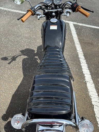 GN125H カスタム黒旧車スタイル吸い込み旧車 GS バブザリ (しぃ