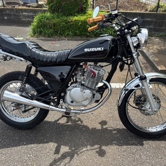 GN125H カスタム　黒　旧車スタイル　吸い込み　旧車 GS バブ　ザリの画像