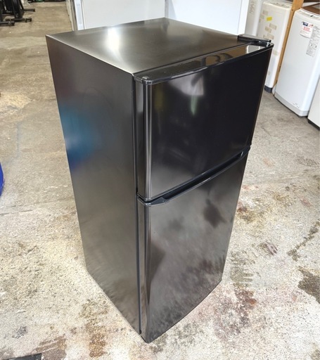 札幌市内配送可 【6ヵ月保証付き】 美品 22年製 Haier ハイアール 130L 2ドア冷蔵庫 JR-N130C(K) 右開き