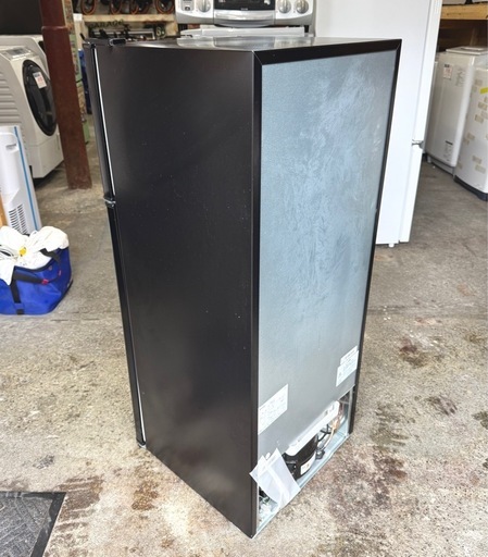 札幌市内配送可 【6ヵ月保証付き】 美品 22年製 Haier ハイアール 130L 2ドア冷蔵庫 JR-N130C(K) 右開き