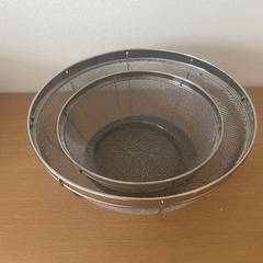 鍋、ザルセットの画像