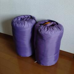 寝袋　2個セット　シュラフ　マミー