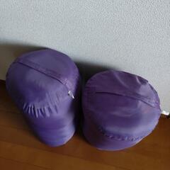 寝袋　2個セット　シュラフ　マミーの画像