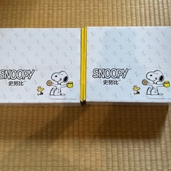 新品スヌーピータッパー　二箱の画像
