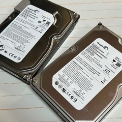 ハードディスク 500GBと320GB