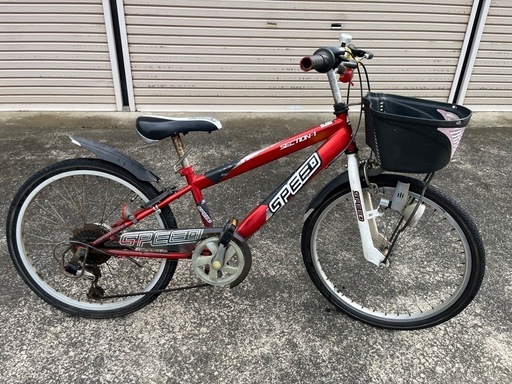 22インチ子供用自転車譲ります (わつ) 守谷の自転車の中古