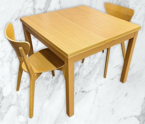 ダイニングテーブルセット（IKEA /二人用/伸長式））