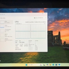 Core i7 Windows11　ノートパソコンの画像