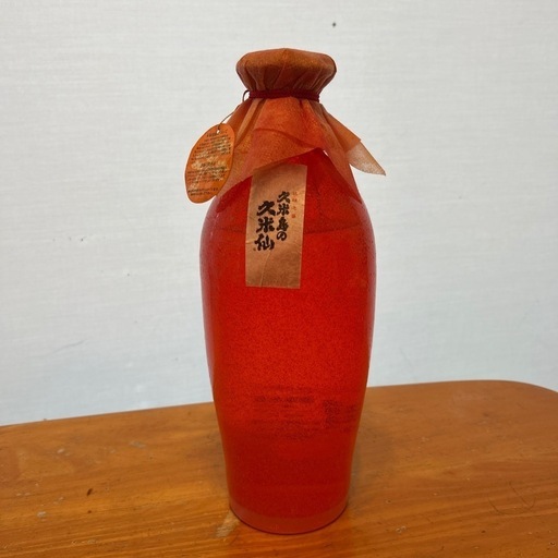 久米島の久米仙　琉球ガラス瓶