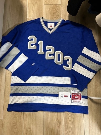 Supreme/WTAPS/Mitchell & Ness Hockey Jersey Lサイズ